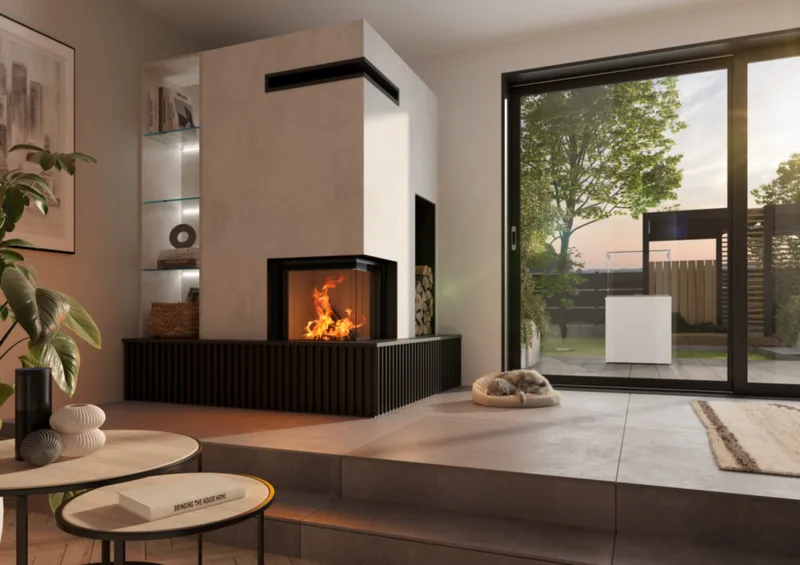 Spartherm Premium V 2R - Eckkamin 2-seitig